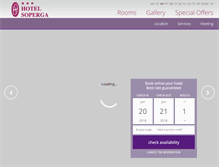 Tablet Screenshot of hotelsopergamilan.com